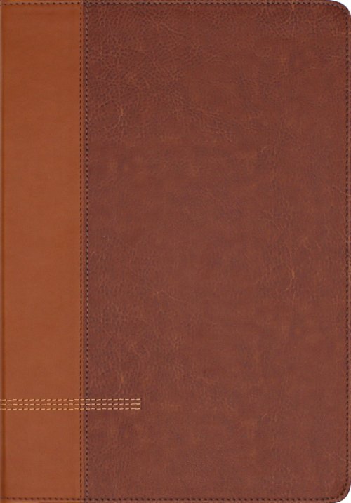 NIV Application Bible, Large Print, Leathersoft, Brown, Red Letter, Comfort Print