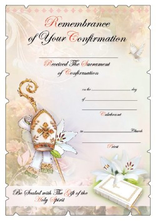 Symbolic Confirmation Certificate