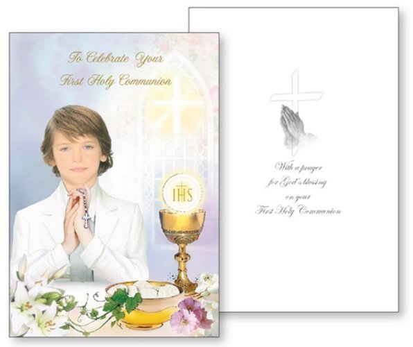 Boy's Communion Card