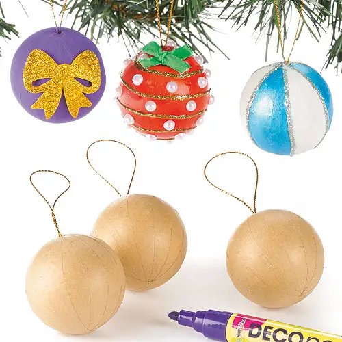 Craft Baubles (Pack of 6)