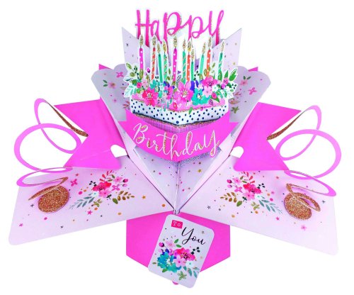 Birthday Cake Pop-Up Card