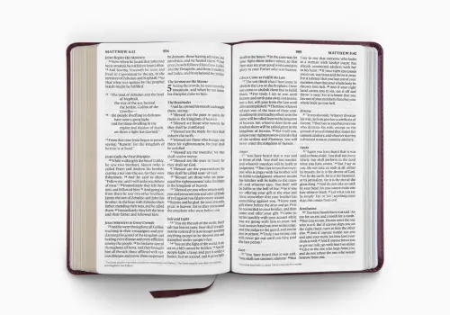 ESV Large Print Thinline Bible (TruTone, Mahogany)