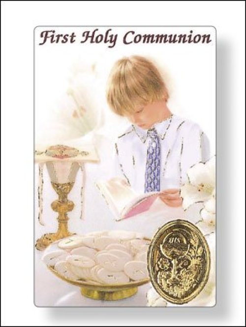 Boy's Communion Prayer Card