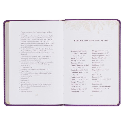 Praying the Psalms Devotional Faux Leather