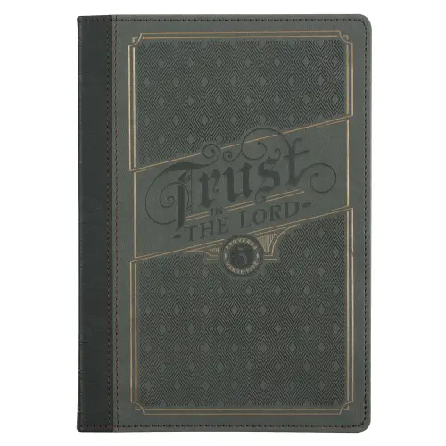 Journal Classic Gray Trust in the Lord Prov. 3:5