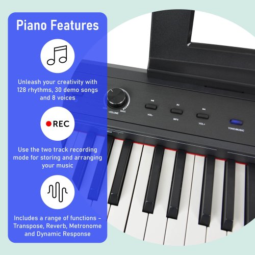 Axus AXD55 88 Note Digital Stage Piano Package