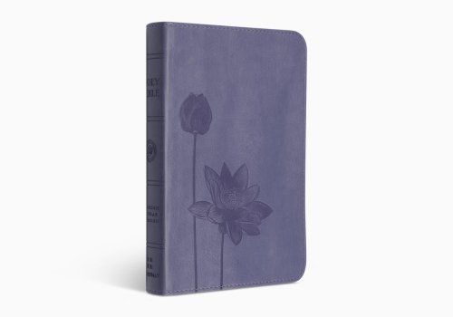 ESV Compact Bible (TruTone, Lavender, Bloom Design)