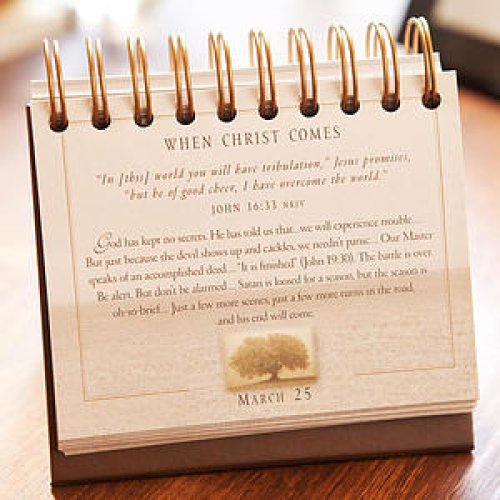 Max Lucado Grace For The Moment Daybrightener - Perpetual Calendar