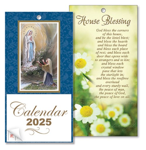 Our Lady of Lourdes Dated Calendar