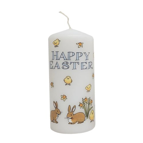 13cm x 5.8cm Easter Bunnies and Chicks Candle