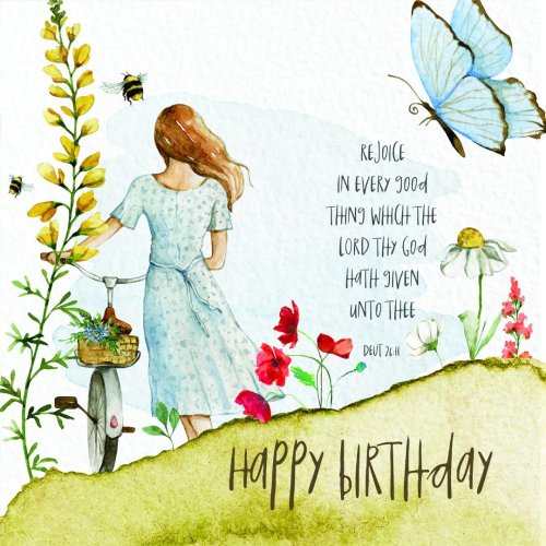 Happy Birthday: And Thou Shalt Rejoice - Greeting Card