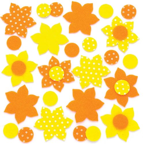 Daffodil Felt Stickers