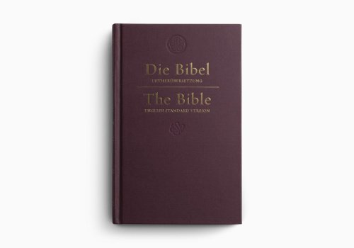 ESV German/English Parallel Bible (Luther/Esv, Dark Red)