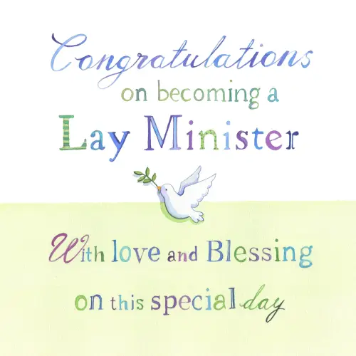 Lay Minister Single Card