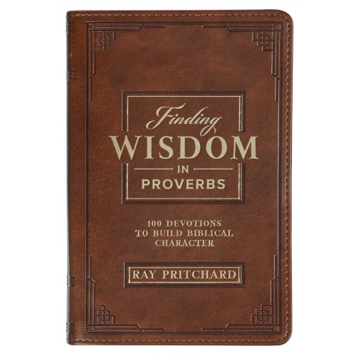 Devotional Finding Wisdom in Proverbs Faux Leather