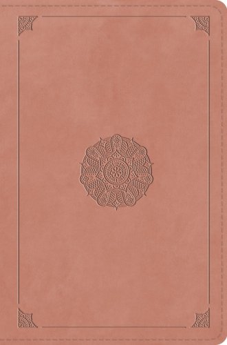 ESV Compact Bible (TruTone, Blush Rose, Emblem Design)