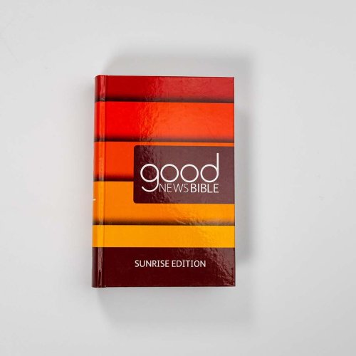 Good News Bible Sunrise Edition – Vibrant Orange Hardback with Easy-to-Read Format