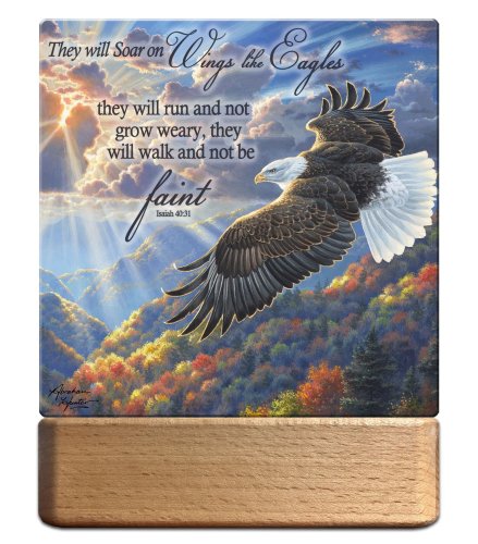 Night Light/Plaque-LED-Freedom w/Scripture (7"H)