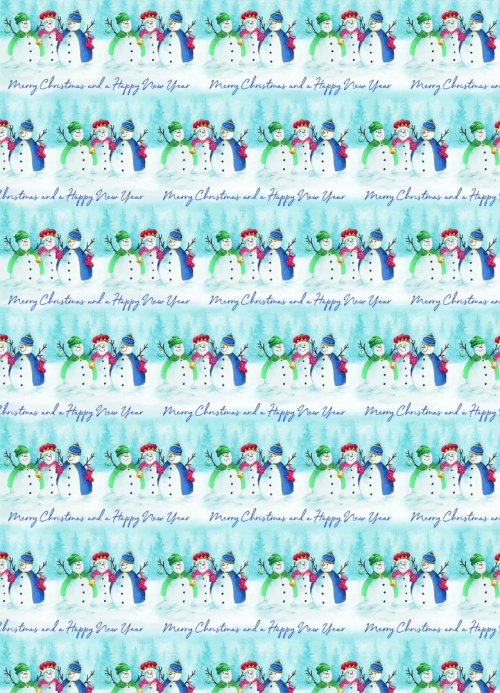 Snowkings And Candlelight Gift Wrap