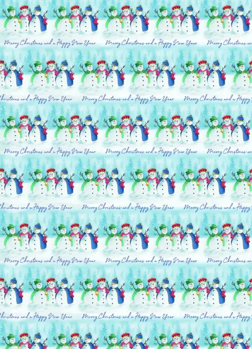 Snowkings And Candlelight Gift Wrap