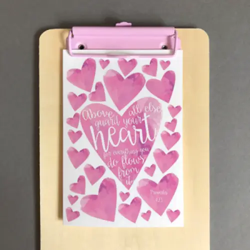 'Guard Your Heart' Greeting Card