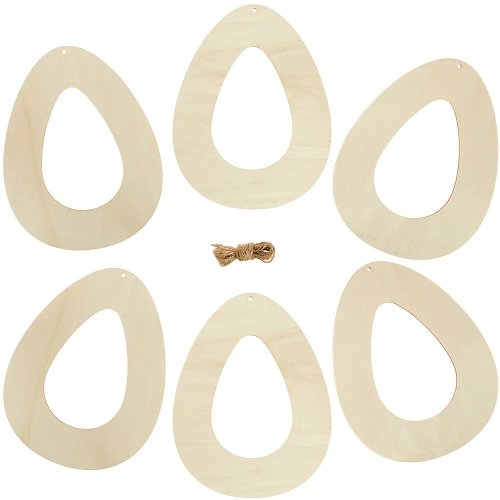 Easter Egg Wooden Wreath Bases