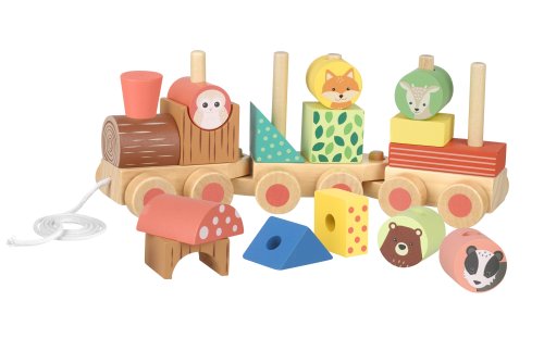 Woodland Animal Puzzle Train (FSC®)