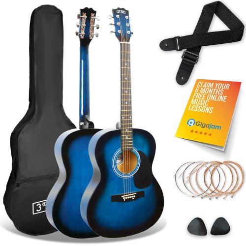 3rd Avenue Acoustic Guitar Pack - Blueburst