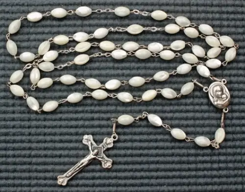 Mother of Pearl Rosary Beads