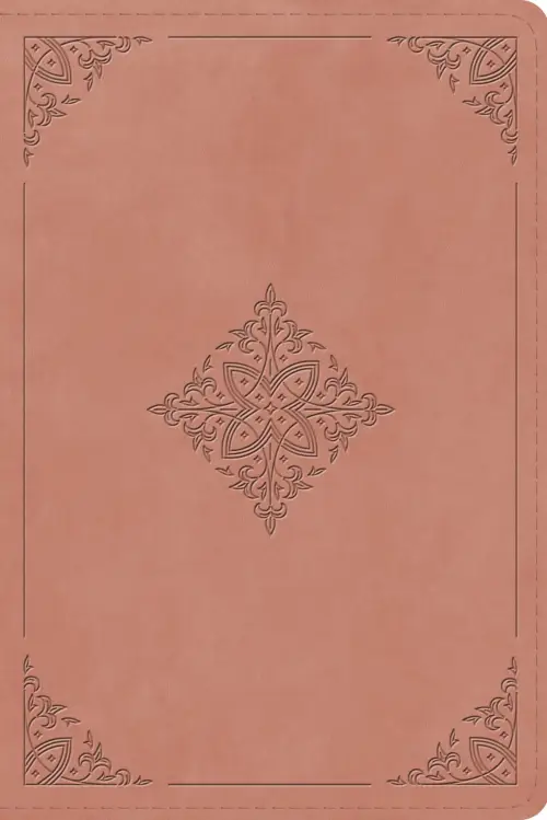 ESV Study Bible, Personal Size (TruTone, Blush Rose, Fleur-de-lis Design)