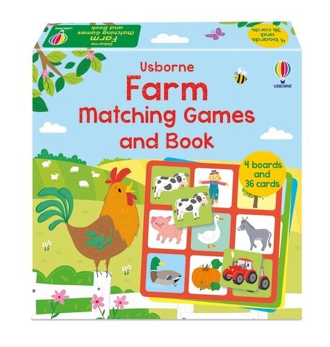 Farm Matching Games And Book