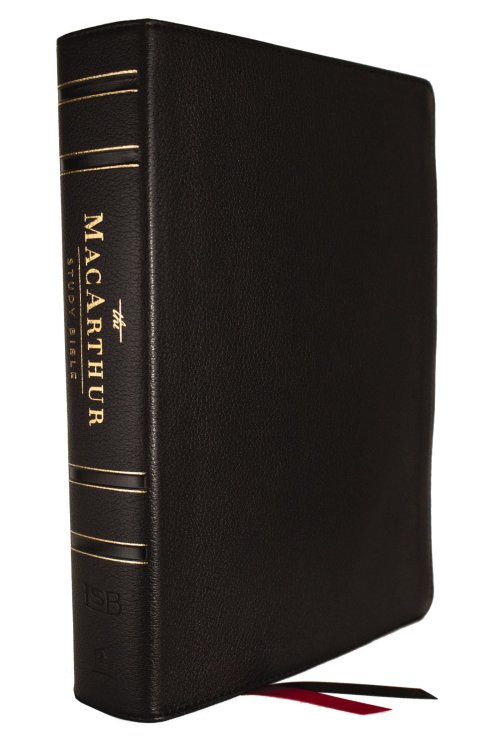 LSB MacArthur Study Bible 2nd Edition: Unleashing God's Truth One Verse at a Time (Black Genuine Leather, Comfort Print, Thumb Indexed)