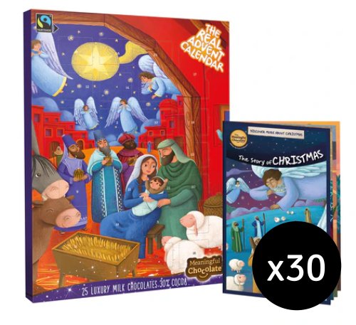 30x The Real Advent Calendar 2024 (Primary School Single Class Gift Pack)