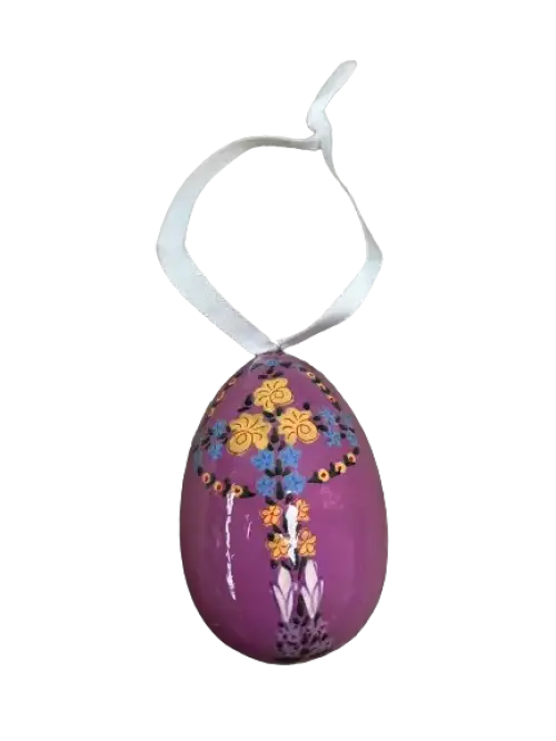 Large Hanging Egg - Purple