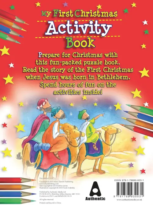 My First Christmas Activity Book