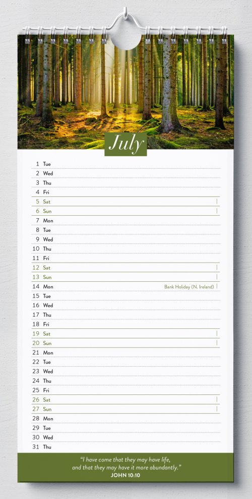 2025 Calendar: Words Of Jesus