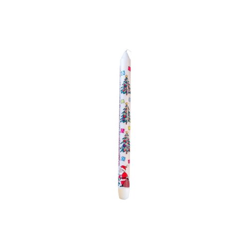 29.5cm Advent Candle: Christmas Trees - Single