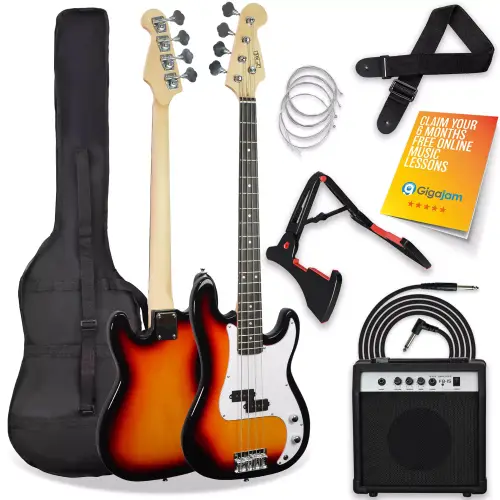 3rd Avenue Bass Guitar Pack - Sunburst