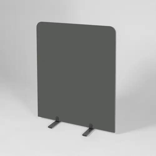 90 x 100cm GunMetal Curve Screen with Black Frame (BusyScreen)