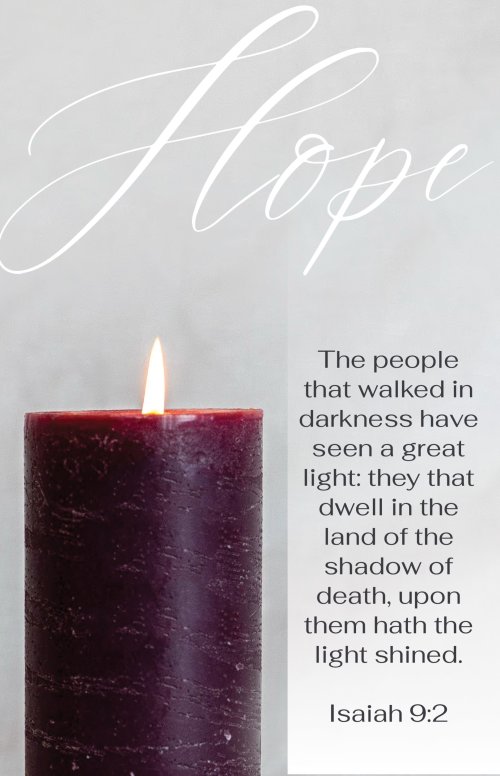 Advent Bulletin: Hope (Package of 100)