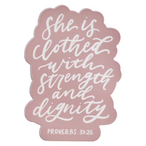 Magnet Pink Strength & Dignity Prov. 31:25