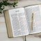 NASB Large Print Personal Size Reference Bible, Sage SuedeSoft LeatherTouch