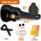 3rd Avenue Cutaway Electro Acoustic Guitar Pack - Black