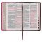 Brown and Berry Pink Faux Leather Giant Print Standard-size King James Version Bible with Thumb Index