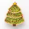 Bamboo Christmas Tree Plate - Christmas Green