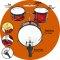 3rd Avenue 3 Piece Beginner Drum Kit - Red