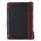 Burgundy and Black Faux Leather King James Version Study Bible with Thumb Index and Zippered Closure