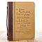 XL I Know The Plans - Jeremiah 29:11 Tan Faux Leather Bible Cover:  Zippered w/Handle