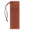 Bookmark-Pagemarker-On Wings Like Eagles-LuxLeather-Tan