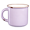 Mug Camp Purple/White Let Your Light Shine